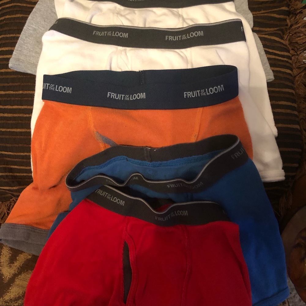Fruit of the loom underwear bundle set boys size medium